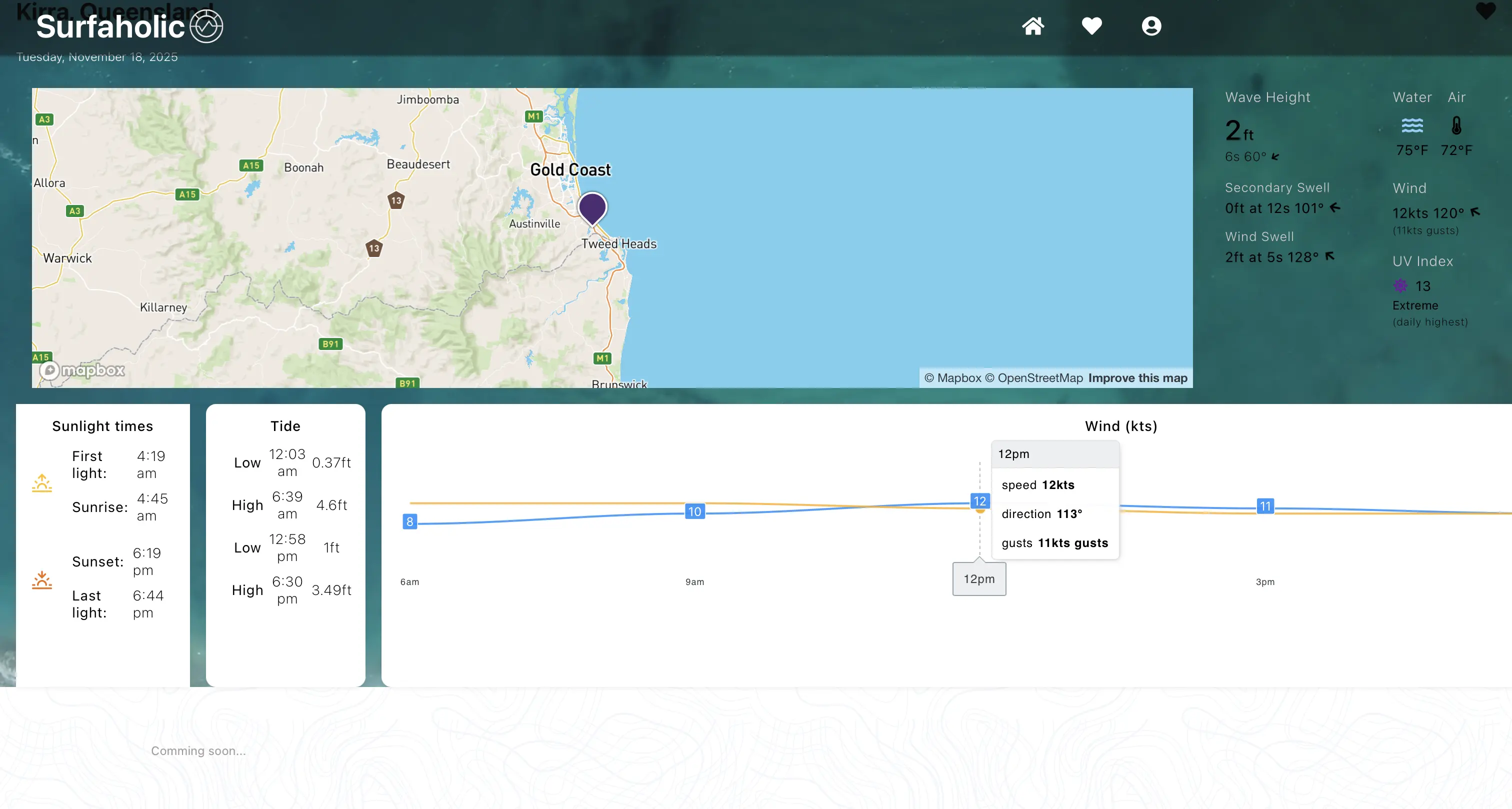 Surfaholic — AI surf forecasts and a map to share the stoke